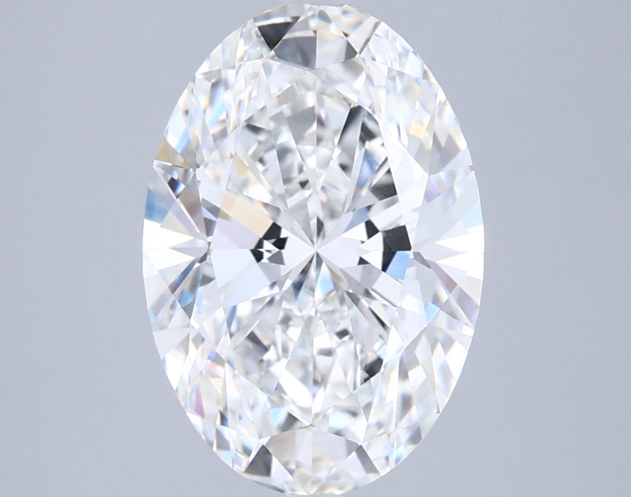 3.02000 F VVS2 BG Select Lab Grown Oval Diamond