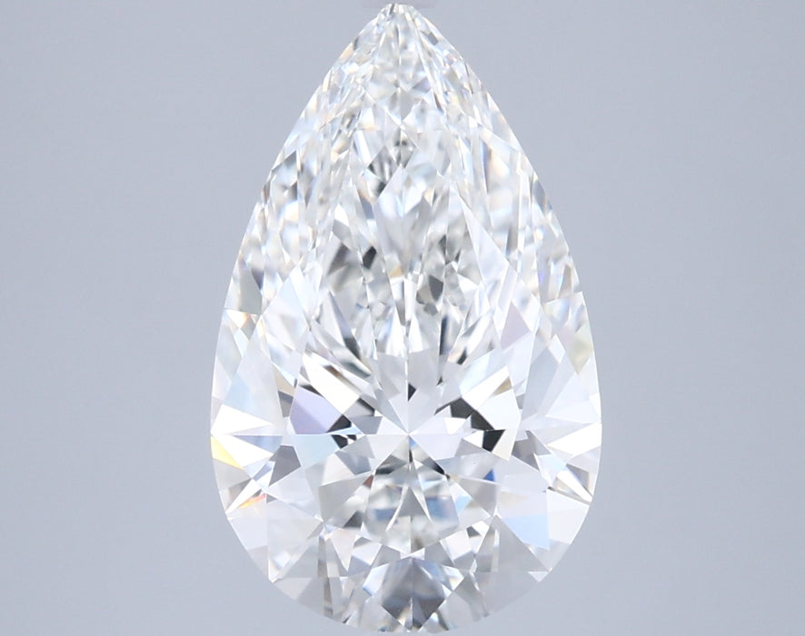 3.08000 F VVS2 BG Select Lab Grown Pear Diamond