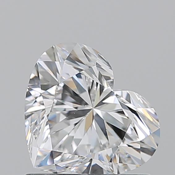 1.010 E VS1 Virtual Selection Heart Diamond