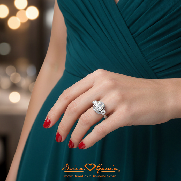 Platinum, 18K White Gold, 18K Rose Gold, 18K Yellow Gold