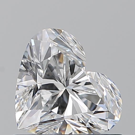 0.800 E VVS2 Virtual Selection Heart Diamond