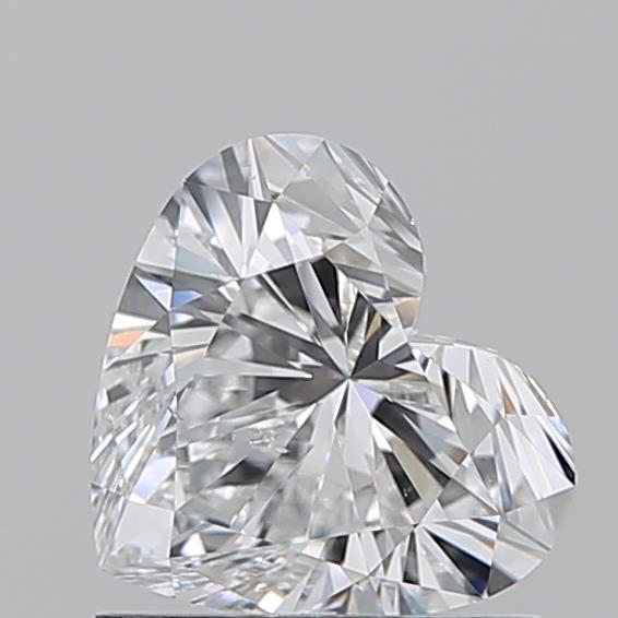 1.010 E SI2 Virtual Selection Heart Diamond