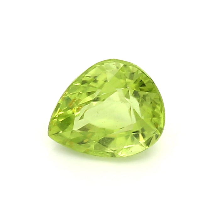 1.34 EC2 Pear-shaped Yellowish Green Peridot