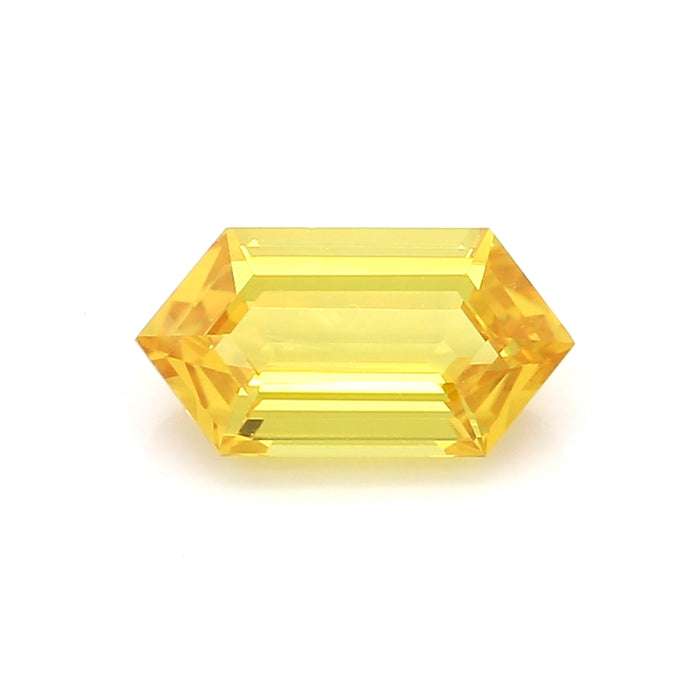1.74 EC1 Hexagonal Yellow Fancy sapphire