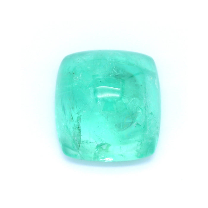 4.61 VI2 Cushion Bluish green Emerald