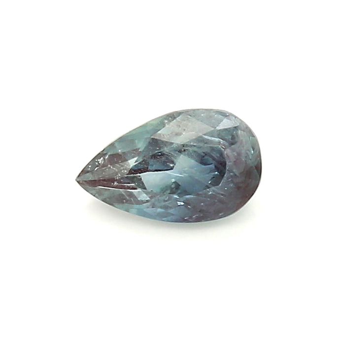 0.73 VI2 Pear-shaped Greenish blue / Purple Alexandrite
