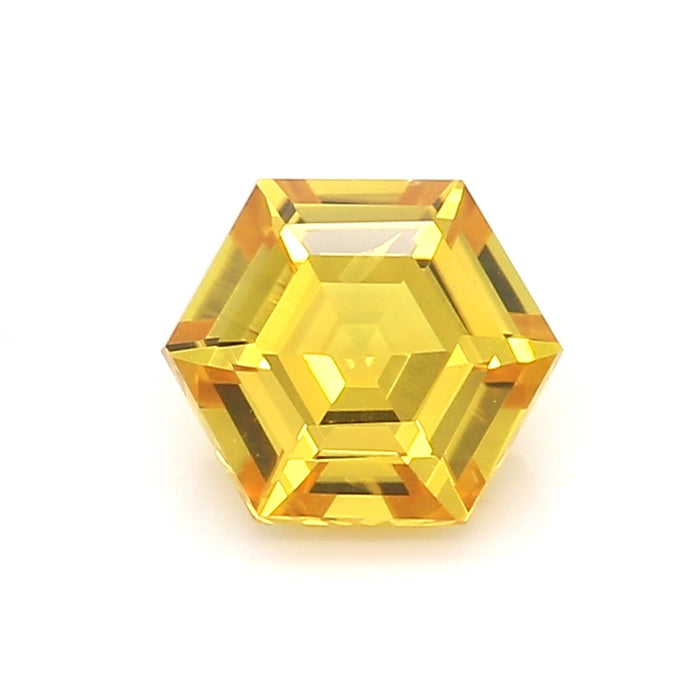 1.91 EC1 Hexagonal Yellow Fancy sapphire