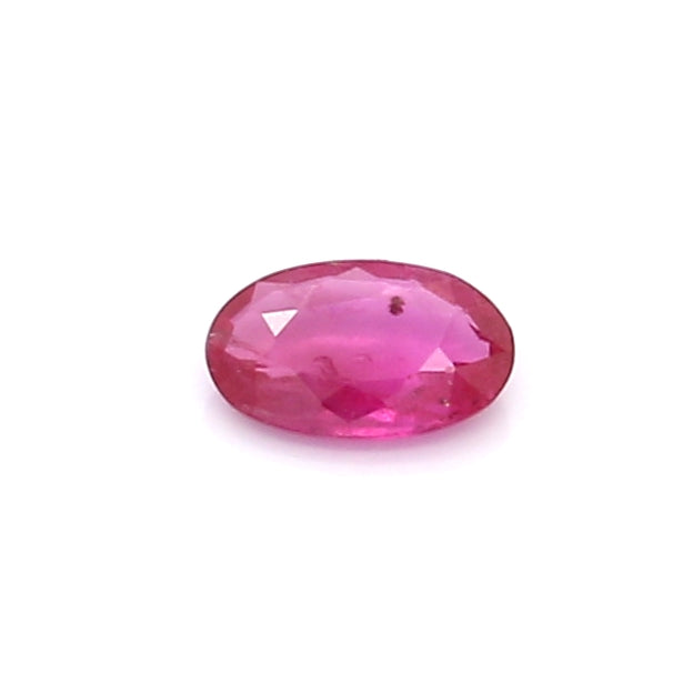 0.2 VI2 Oval Pinkish Red Ruby