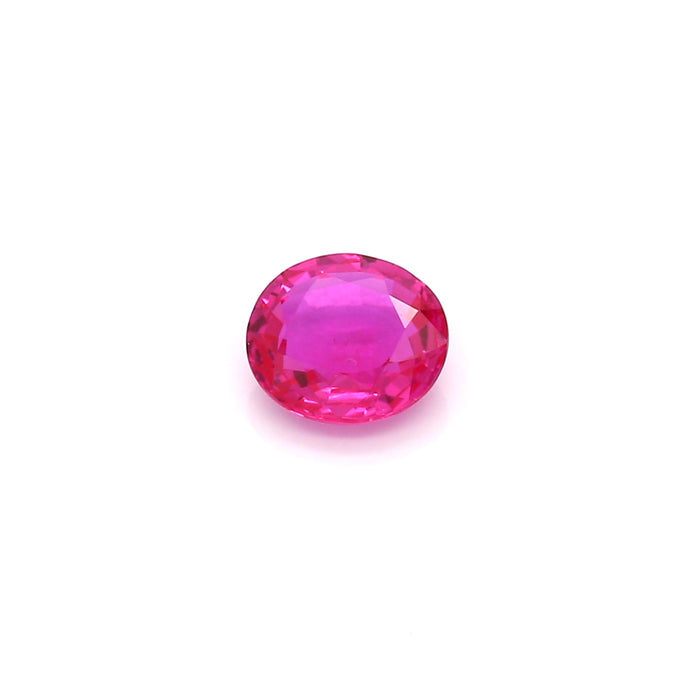 0.91 VI1 Oval Pinkish Red Ruby