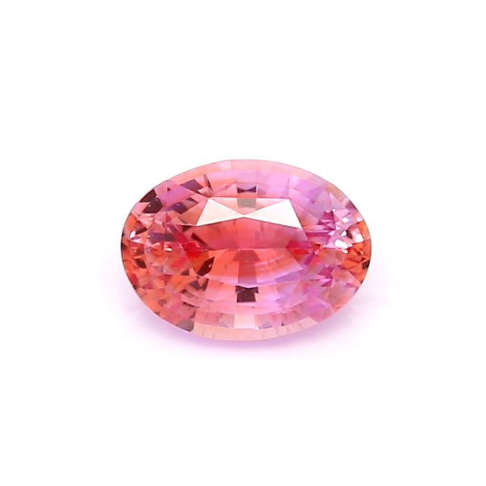 0.85 EC1 Oval Orangy Pink Fancy sapphire