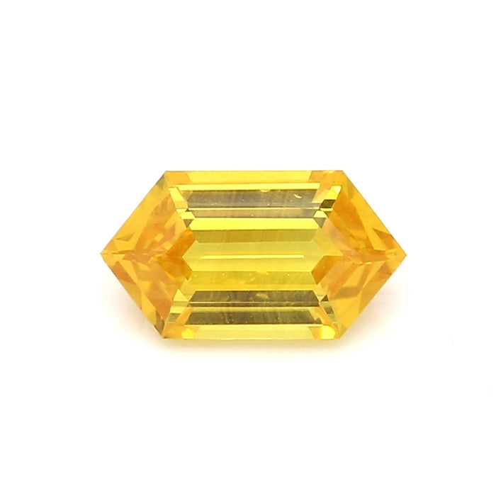 1.64 EC1 Hexagonal Yellow Fancy sapphire