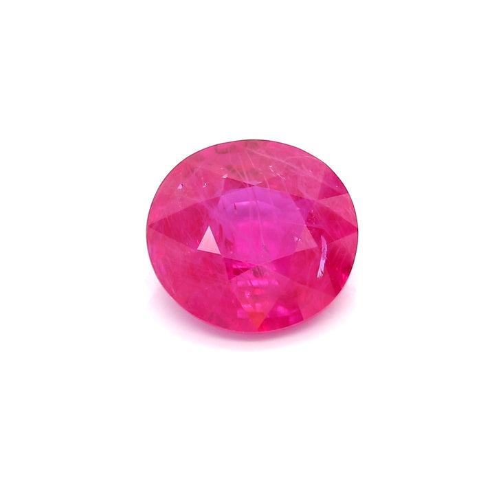 4.49 VI2 Oval Pinkish Red Ruby