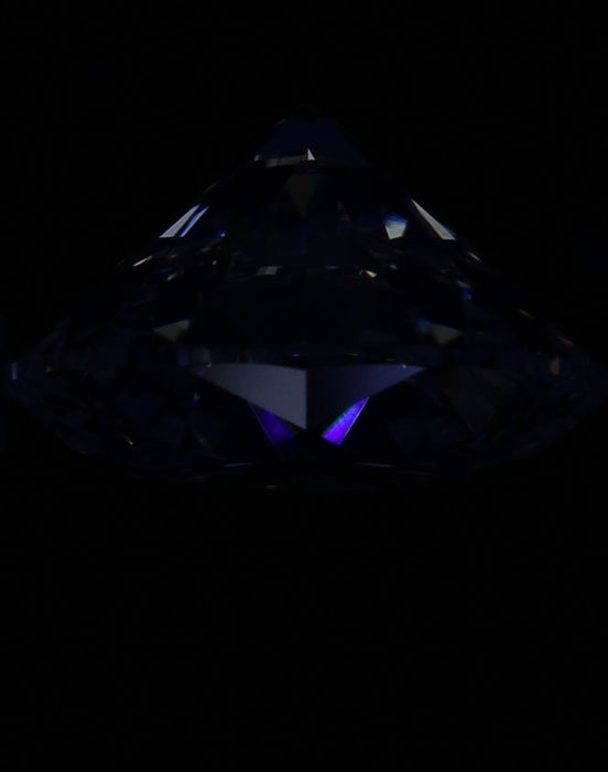 2.50ct Round G VS1 Natural Diamond fluorescence image