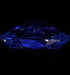 1.70ct Oval F VVS1 Natural Diamond fluorescence image