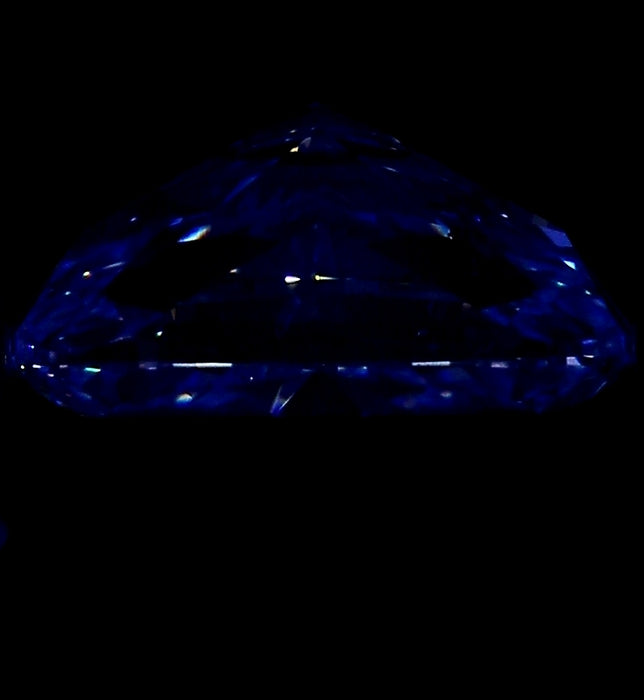 3.01ct CE D SI1 Natural Diamond fluorescence image