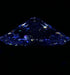 1.37ct Oval D FL Natural Diamond fluorescence image