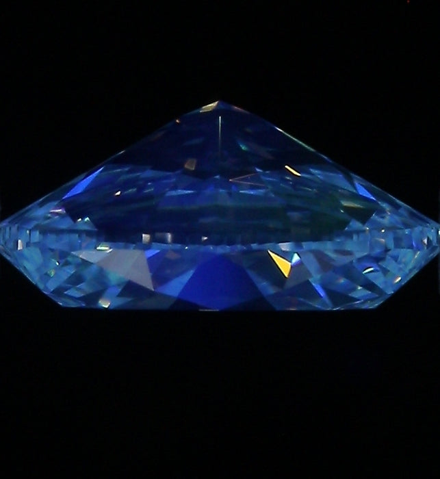 1.18ct Oval K VVS1 Natural Diamond fluorescence image