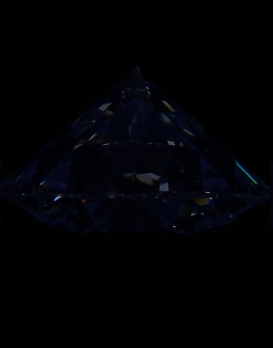 1.85ct Round F IF Natural Diamond fluorescence image