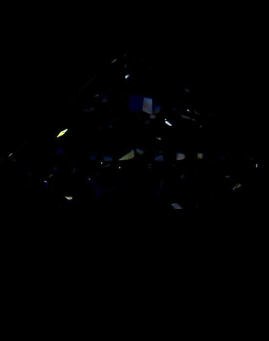 5.03ct Round F SI1 Natural Diamond fluorescence image