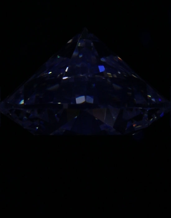 2.13ct Round H VS1 Natural Diamond fluorescence image