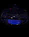 1.03ct Cushion FIY VVS1 Natural Diamond fluorescence image