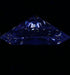 3.01ct Oval J IF Natural Diamond fluorescence image