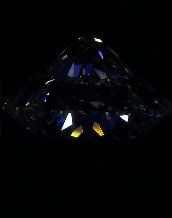 1.00ct Round D SI1 Natural Diamond fluorescence image