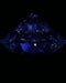 4.40ct Round H VVS2 Natural Diamond fluorescence image