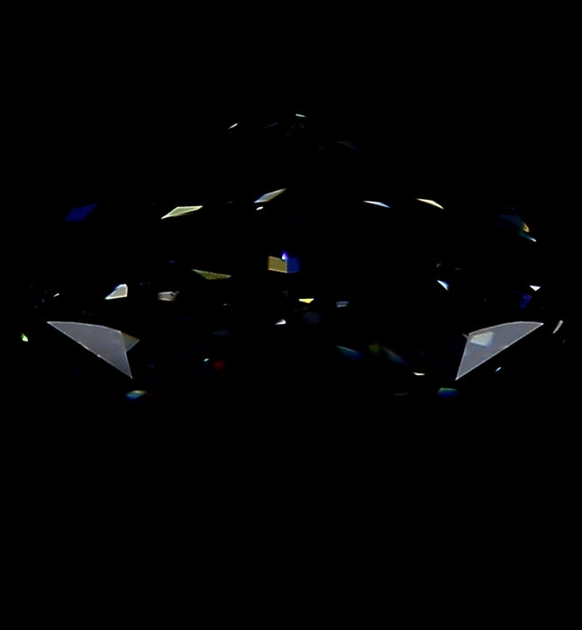 3.01ct CE F SI1 Natural Diamond fluorescence image