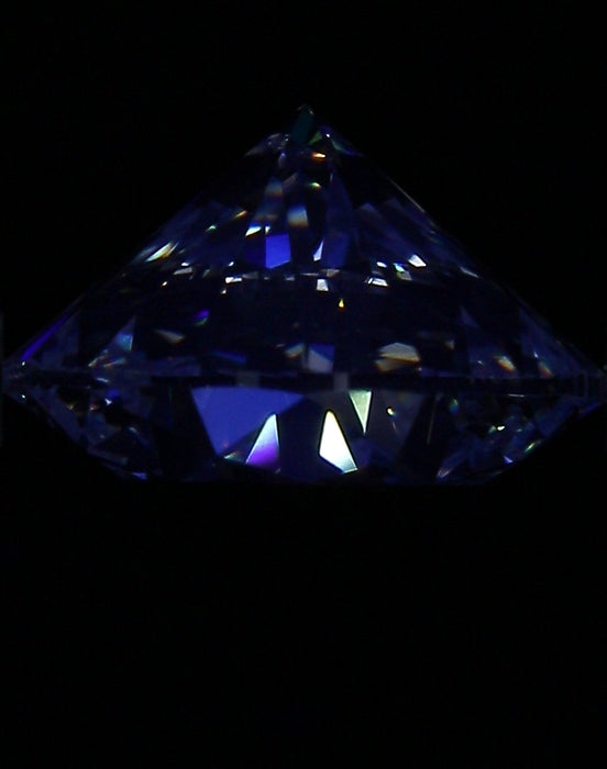 3.00ct Round G VVS2 Natural Diamond fluorescence image