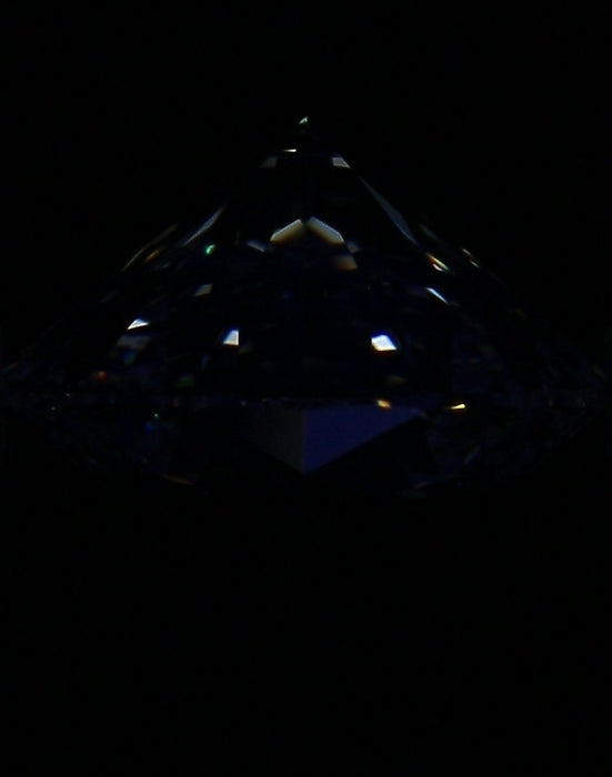 2.56ct Round D VVS1 Natural Diamond fluorescence image