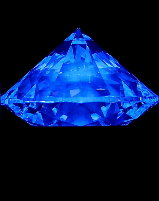 2.50ct Round E VS2 Natural Diamond fluorescence image