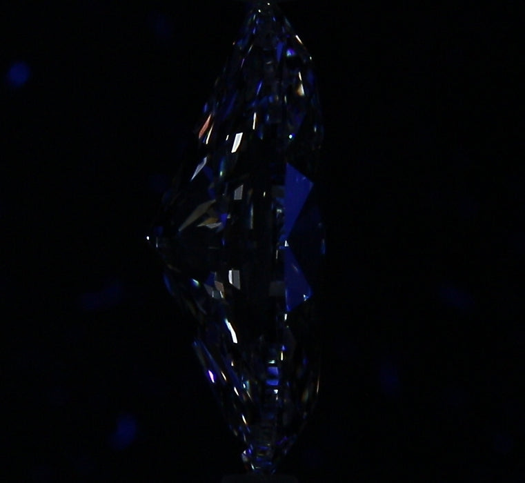 2.01ct Marquise D SI1 Natural Diamond fluorescence image
