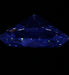 1.01ct Oval I VS1 Natural Diamond fluorescence image