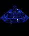 6.80ct Round E VS2 Natural Diamond fluorescence image