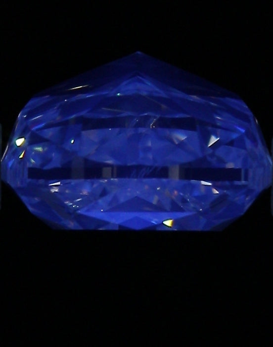 1.55ct Cushion FLY SI1 Natural Diamond fluorescence image
