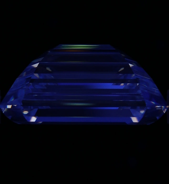 3.01ct Emerald J VVS2 Natural Diamond fluorescence image