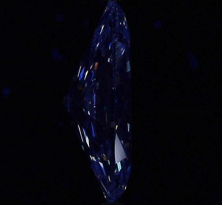 2.02ct Marquise F SI1 Natural Diamond fluorescence image