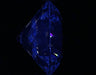 2.81ct Round G VVS2 Natural Diamond fluorescence image