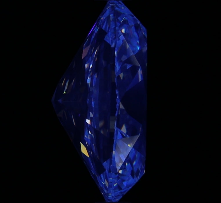 2.50ct Oval F VS1 Natural Diamond fluorescence image