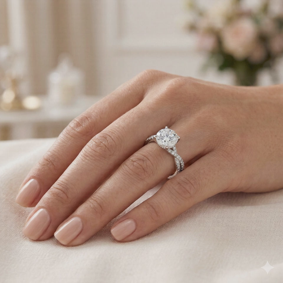 Platinum, 18K White Gold, 18K Rose Gold, 18K Yellow Gold