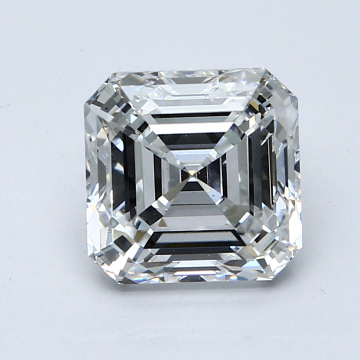 2.03 F VVS2 BG Select Lab Grown Asscher Diamond