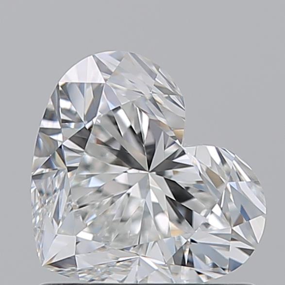 1.010 F VVS2 Virtual Selection Heart Diamond