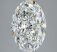 3.51ct Oval H SI1 Natural Diamond