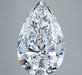 4.84ct Pear D FL Natural Diamond