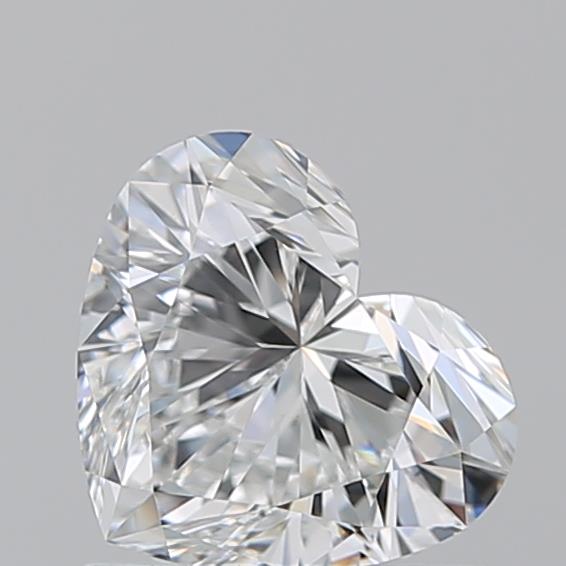 1.010 E VVS2 Virtual Selection Heart Diamond