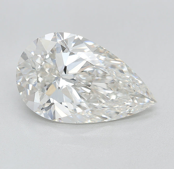 6.10000 F VVS2 BG Select Lab Grown Pear Diamond