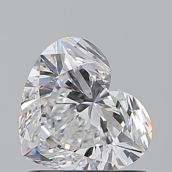 1.010 E VVS2 Virtual Selection Heart Diamond