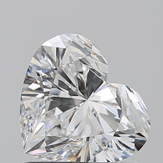 1.010 F VVS2 Virtual Selection Heart Diamond