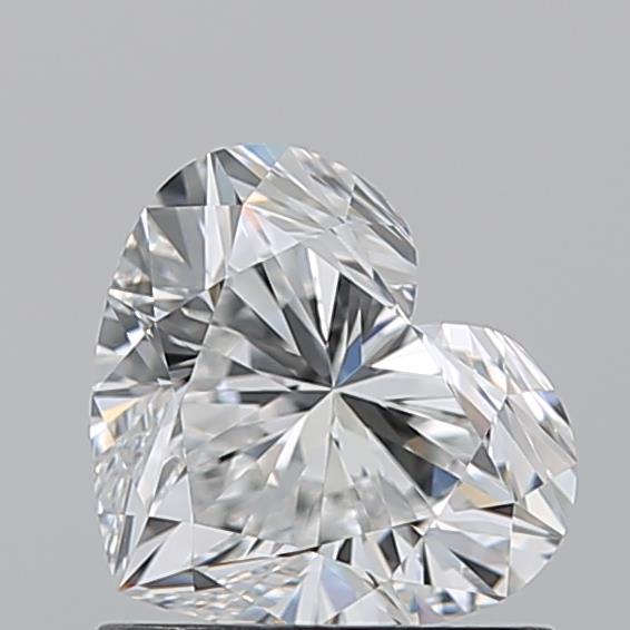 1.010 E VVS2 Virtual Selection Heart Diamond